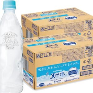 サントリー 天然水 ラベルレス ナチュラルミネラルウォーター 550ml×24本 (× 2)