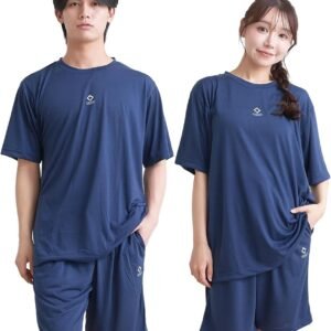 [ルアンナジェナ] 【雑誌Tarzan掲載】 リラクシングウェア パジャマ ルームウェア 上下セット メンズ レディース ユニセックス 半袖 ハーフパンツ 夏用 プレゼント ギフト
