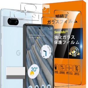 対応 Google Pixel 7A フィルム Google Pixel7A 【Seninhi 2* Google Pixel 7A 強化ガラス + 2* Google Pixel7A レンズ保護フィルム + 1*取り除き発泡板】ピクセル 7A ガラスフィルム 指紋ロック解除対応 ウィッシュ 高光沢 さらさら ピクセル 7A 保護フィルム 液晶 Google Pixel 7 A ケース カバー 日本旭硝子素材採用 3D Touch対応 指紋認証鋭敏 9H硬度 厚さ0.26mm超薄型 高透過率 気泡なし ラウンドエッジ加工 SENXLL-Pixel7AG02