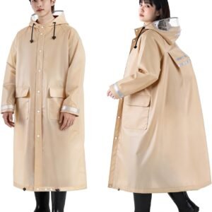 [Fomte] レインコート 自転車 メンズ 【2026新型 二重レインバイザー】 レインコート リュック対応 バイク 大きいサイズ 防水 防風 軽量 カッパ レインポンチョ ロング丈 超撥水 ポケット付き レインウェア 梅雨対策 豪雨対応 男女兼用 通勤通学