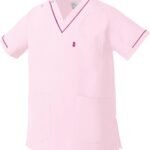 ミズノ 医療スクラブ 丈夫 動きやすい イージーケア パイピング 全11サイズ 全13色 兼用 ストレッチ [制電/消臭/工業洗濯対応] 医療 介護 白衣 MZ0092
