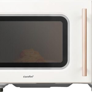 コンフィー(COMFEE') オーブンレンジ 16L フラットテーブル 自動メニュー8種 全国対応 レンジ~650W(60Hz)／500W(50Hz) オーブン~200℃ トースト・グリル・解凍・発酵機能 消音モード 角皿付き アイボリー CF-EA161-AY 【2年メーカー保証】