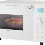 コンフィー(COMFEE') オーブンレンジ 18L フラットテーブル 縦開き 自動メニュー18種類 全国対応 電子レンジ オーブン機能付き~250℃温度調整 角皿式スチーム レンジ出力650W／500W トースト・グリル・解凍・発酵機能・予熱対応 チャイルドロック【メーカー保証2年】 CF-EA181-WH ホワイト 一人暮らし 二人暮らし 家族用