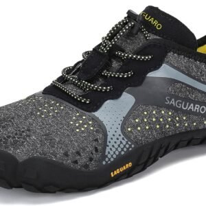 [SAGUARO] ベアフットシューズ 幅広 超軽量 通気性 フィットネス・トレーニング スニーカー ポータブル 裸足感覚 男女兼用