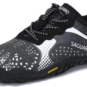 [SAGUARO] ベアフットシューズ 幅広 超軽量 通気性 フィットネス・トレーニング スニーカー ポータブル 裸足感覚 男女兼用