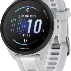 ガーミン(GARMIN) Forerunner 165 ランニングウォッチ【ロングバッテリー/超軽量/高精度GPS/色鮮やかなAMOLEDタッチディスプレイ/アプリと連携してデータ管理/睡眠スコア・Body Battery計測/Music保存機能 有・無/Android/iOS対応/Suica機能搭載/防水/日本正規品】
