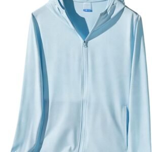 [DMFU] ラッシュガード ラッシュパーカー メンズ 夏服 UV カットパーカー 接触冷感 涼しい 軽量 通気性 無地 体型カバー 長袖 フード付き UPF50+ 夏 アウター 日焼け対策ウェア 薄手