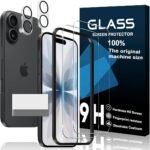 対応 iPhone 17 ガラスフィルム iPhone 17 ガイド枠付き 指紋防止【2* フィルム + 2* レンズ保護フィルム+ 1*ガイド枠付き+ 1*取り除き発泡板】国産旭硝子材質 あいほん17 薄型 強化ガラス アイフォン 17 保護フィルム 国産旭硝子素材 撥油性 超耐久 高光沢 超薄型 硬度9H 指紋防止 衝撃吸収 高透過率 飛散防止 貼り付け簡単 気泡なし 極薄 JCJCLY-IPTM17