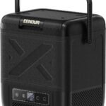 【±1℃均一冷却・フラット庫内】EENOUR 車載冷蔵庫 C20 20L -20℃～20℃ バッテリー内蔵可能 コンプレッサー式 サブ冷蔵庫 4WAY電源対応 AC100V DC12V/24V ポータブル冷蔵庫 電池 コードレス式 急速冷凍 小型 軽量 大容量 省エネ 静音 LCD温度表示 庫内灯・大型ハンドル付き 家庭アウトドア両用 車中泊 キャンプ 一人暮らし・1泊2日に大活躍