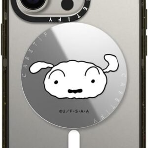 CASETiFY Snappy™ ミラー グリップスタンド MagSafe対応 [Crayon Shin-chan Co-Lab] - Shiro - シルバー