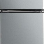 COMFEE' 冷蔵庫 90L インバーター 省エネ 2ドア 右開き シルバー RCD90LS1JP(E) 耐熱天板