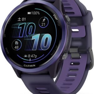 GARMIN(ガーミン) GPSランニングウォッチ Forerunner 570 最大約10日間の長時間バッテリー 超軽量 色鮮やかなAMOLED大画面ディスプレイ 80種類以上のマルチスポーツ対応 スピーカー＆マイク内蔵でランニング中の心拍数やペース・距離などの情報を音声通知 睡眠スコア 光学式心拍計搭載 Music機能 Android iOS対応 Suica機能搭載 防水【日本正規品】