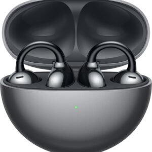 HUAWEI FreeClip ワイヤレスイヤホン Bluetooth オープンイヤー イヤーカフ型 3段階音量調整 耳を塞がないイヤホン 軽量約5.6g(本体) 音漏れ防止 マイク付き 通話ノイズリダクション 36時間再生 左右自動認識 IP54防塵防滴 ワイヤレス/急速充電 マルチポイント接続 ブラック