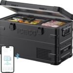 ICECO APL35 アルミ製 ポータブル冷蔵庫 35L -20℃～20℃ 車載冷蔵庫 軽量 5年品質保証 低動作音 急速冷凍 アプリ制御 3WAY電源対応 DC12V/24V AC100V 家 車中泊 アウトドア キャンプ
