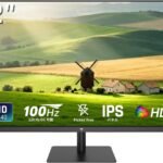 KTC 32インチ モニターQHD 100Hz 2K IPSワイド画面 省スペース設計 PS5対応 アイケア機能 VESA対応 フリーシンク/Gシンク HDMI 2.0×2, DP 1.4×1 スピーカー対応なし 3年保証 H32T13