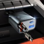LISEN 車 充電器 巻き取りしがーソケット usb【2026年新・69W急速充電・最小4in1】シガーソケット USB-C + USB-L PD3.1/QC3.0/PPS対応 80cmケーブル カー用品 便利グッズ 車内 60プリウス・カローラクロス・デリカd5・ジムニー アクセサリー 車12V/24V対応 iPhone全機種・Switch・iPad・USB-C端末全対応 父の日プレゼント