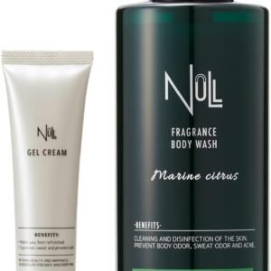 NULL ボディソープ メンズ 医薬部外品（ 体臭 背中ニキビを防ぎ/加齢臭 を抑える ） ボディウォッシュ+デオドラントゲル セット
