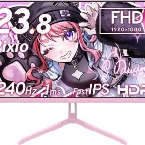Pixio ゲーミングモニター PX249Wave ピンク 24インチ 240hz FHD Fast IPS ゲーミング モニター 桃 ピクシオ