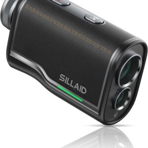 SILLAID(シライド) ゴルフレーザー距離計 mini VM1/VM2 「今平周吾プロ推薦」 3点間距離 最速0.04S測定 小型 軽量 高透過レンズ 6.5倍望遠 1093yd対応 ゴルフ 距離計測器 専用ケース付き