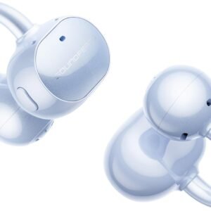 SOUNDPEATS(サウンドピーツ) UU2イヤーカフ イヤホン LDAC対応/ハイレゾ/最大42時間再生/Bluetooth6.0/12mm径チタンコーティング振動板/ デュアルマグネット/物理ボタン/アプリSOUNDPEATS対応 3Dオーディオ マルチポイント接続 IPX5防水 耳挟み式 開放型 ワイヤレスイヤホン オープンイヤーイヤホン POPClip2 (ブルー)