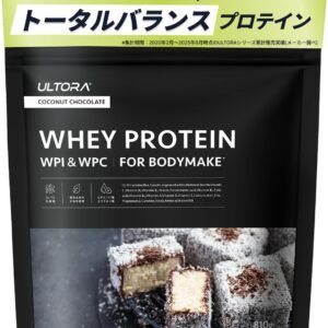 ULTORA ウルトラ ホエイ プロテイン 810g WPI & WPC 人工甘味料不使用 国産 乳酸菌 ビタミン11種 ミネラル4種 L-カルニチン シンバイオティクス リニューアル ココナッツチョコレート風味