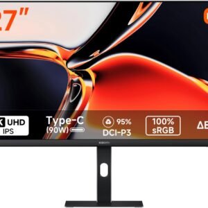 Xiaomi 4Kモニター A27Ui 3840x2160 UHD画質 MAX90W USB-Cリバースチャージ IPSハードスクリーン 178°HD広視野角 高い色精度 95% DCI-P3 sRGBカバー率100% VA非光沢 カラーマッチング 低ブルーライト認証 多機能スタンド VESAマウント対応 作業 仕事 エンターテイメント