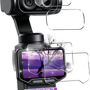 【2+2枚セット】対応 Insta360 Luna Ultra ガラスフィルム 2枚 + レンズフィルム 2枚【日本製素材旭硝子製】 表面硬度9H 対応 インスタ360 ルーナウルトラ フィルム 強化ガラス 液晶 保護フィルム 高透過率 飛散防止 3D 高感度タッチ 気泡防止 耐指紋 撥油性 ラウンドエッジ加工 簡単貼り付け 対応 360 Luna Ultra アクセサリー