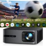 【2500ANSI＆公式Google TV 14.0】プロジェクター 4K 【MEMC＆48WDoIby対応＆自動フォーカス＆自動台形補正＆自動障害物回避＆スクリーンフィット】WiMiUS G2 プロジェクター 家庭用 ビジネス用 HDR10+ HDMI CEC＆ARC WiFi6 双方向Bluetooth5.4 4K対応 2+32GBストレージ 最大300インチ ホームプロジェクター