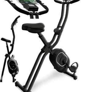【MONOQLOベストバイ受賞】STEADY フィットネスバイク 父の日 プレゼント エアロバイク 家庭用 静音 折り畳み Designed in Japan 独自開発の非接触式airホイール サイクリングマシン