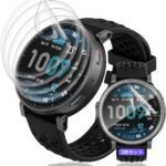 【wnunbg 5枚セット】用 Amazfit active max 48mm 保護フィルム キズ修復機能 超薄型 高透過率 24時間内気泡自動消え TPU製 対応 Amazfit active max フィルム 耐衝撃 全面保護 用 Amazfitactive max 48mm ガラスフィルム 全面吸着 気泡なし 簡単貼り付け