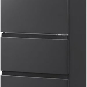 アイリスオーヤマ 冷蔵庫 371L ブラック 自動霜取り 二段冷凍室 幅60cm 新生活 二人暮らし IRSN-37A-B
