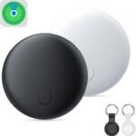 エアタグ airtag（2個セット）紛失防止タグ スマートタグ【2025新登場&MFI認証品&GPS全球超強信号】(Appleの「探す」に対応) IOS専用 スマートトラッカー gps タグ 子供 gps発信機 車両追跡 盗難対策 鍵 財布 超薄 超軽量 小型GPS発信機 追跡タグ 超長持ち 子供/高齢者/ペット見守り Bluetooth PVC