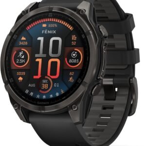 ガーミン(GARMIN) フラッグシップモデル fenix 8 SAPPHIRE AMOLED GPS スマートウォッチ 色鮮やかなAMOLED大画面ディスプレイ 最大29日間の長時間バッテリー（※51mmモデル） 100種類以上のマルチスポーツ対応 スピーカー＆デュアルマイク搭載【音声コマンド・音声メモ・音声アシスタント機能対応】Android iOS対応 Suica機能【日本正規品】