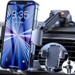 スマホホルダー 車 ACMEZING 車載ホルダー【業界改良3段クリップ式+3軸機械式伸縮アーム】 車 スマホスタンド カー用品 携帯ホルダー 車 エアコン吹き出し口＆超強力真空吸盤兼用2in1 片手操作 安定性拔群 車載スマホホルダー 自由調節 360度回転 車用スマホホルダー 手帳型ケース対応 車用品 日本語説明書付き iPhone/Android4-7インチ多機種と99%車種が対応