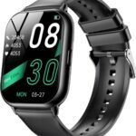 スマートウォッチ【2026最新進化モデル】iPhone対応&アンドロイド対応 1.9インチ業界HD大画面 Bluetooth通話機能付 SMS/Line通知 Bluetooth通話機能 薄型軽量 スポーツウォッチ ベルト交換可能 Smart Watch 音楽再生 活動量計 多機能スマートウォッチ 多種類運動モード IP68生活防水 メッセージ通知 腕時計 天気予報 レディース メンズ 多種類文字盤