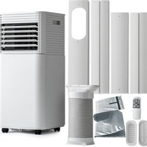 タンスのゲン スポットクーラー 家庭用【猛暑対応モデル】パワフル2.3kW 6-10畳 除湿機能 25L/日 断熱ダクトカバー付き【窓パネル×4 テラス窓にも対応！】移動式エアコン ポータブルクーラー 冷風機 スポットエアコン クーラー 熱中症 熱中症対策 79800000(119652)