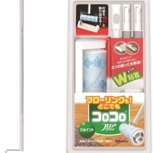 ニトムズ コロコロ 本体 ロング どこでも用 フロアクリン 収納トレイ 長さ調節可能(61~97cm) フローリング・カーペット対応 30周 1巻入 C4822
