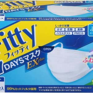 フィッティ 7DAYSマスクEXプラス 60枚入 ホワイト ふつうサイズ