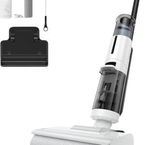 掃除機 JONR ED12 Lite 水拭き掃除機 コードレス 20,000Pa強力吸引 モップ自動洗浄機能付き 乾湿両用 自走式&自立式 フローリング/タイル/石床専用 絡まりゼロブラシ搭載 子どもやペットのいるご家庭に最適 メンテナンスフリー 専用洗浄液付き 長時間稼働 体感重量0.5kg 12ヶ月品質保証