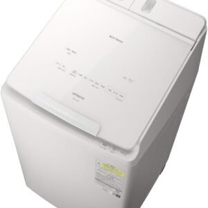 日立 タテ型洗濯乾燥機 洗濯10kg 乾燥5.5Kg BW-DX100K W ホワイト ビートウォッシュ 本体幅57cm 日本製 全自動洗濯機 [衣類長持ち]ナイアガラビート洗浄 頼れる洗浄力 速乾ビート乾燥 液体洗剤・柔軟剤自動投入 縦型